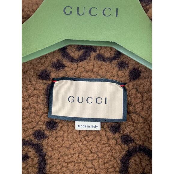 NWT Gucci two-tone Technical jersey jacket Navy Yellow Size S - Picture 6 of 16